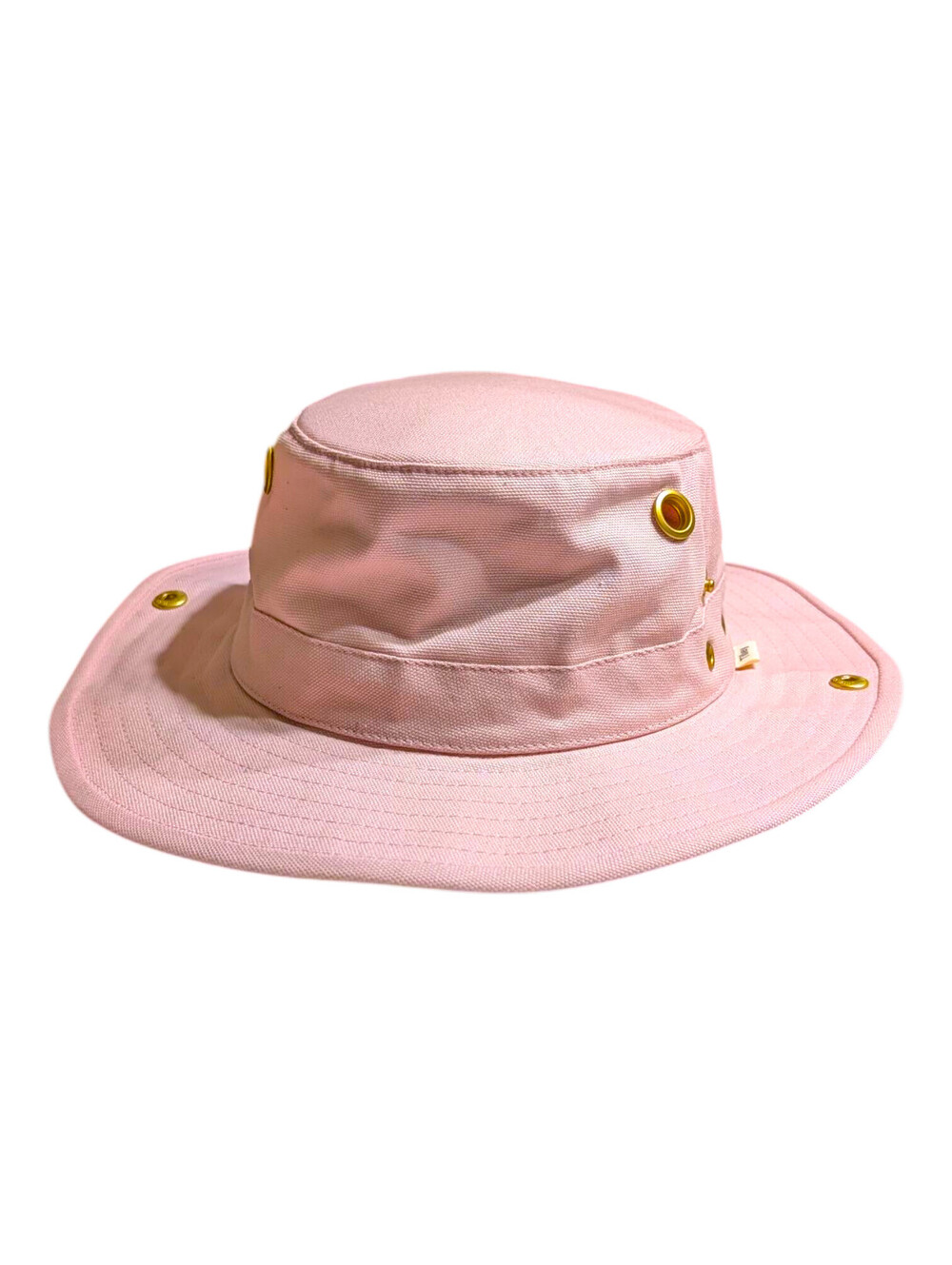 Tilley Pink Bucket Safari Sun Hat Size 7 1/8 Missing String Used